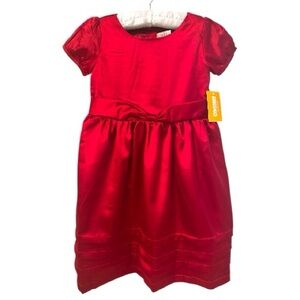 Gymboree Red Satin Dress with Bow